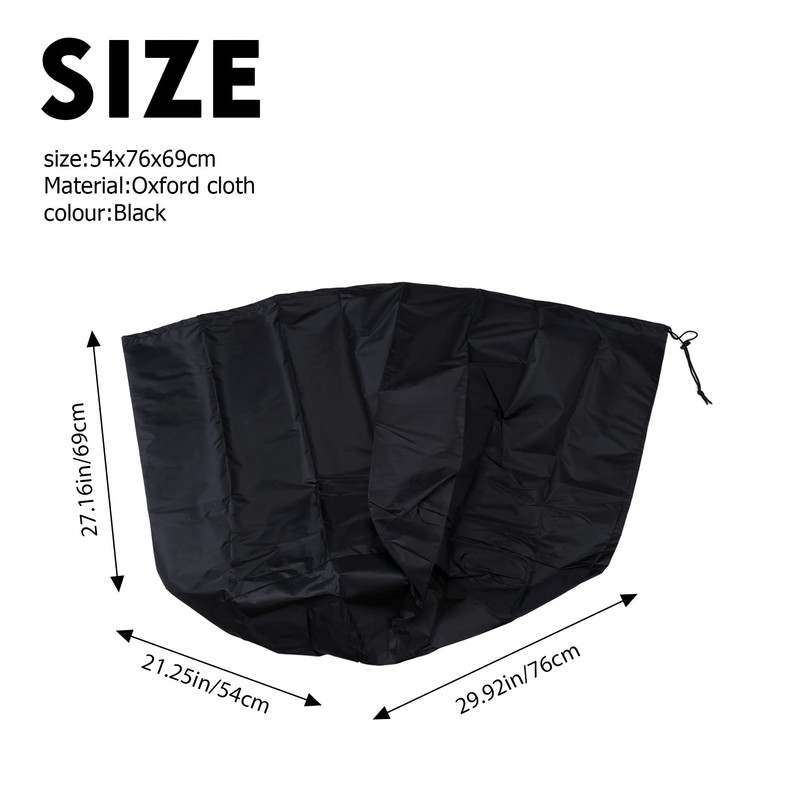 Waterproof BBQ Cover Barbeque Rolling Cart Grill Cover for Q1000