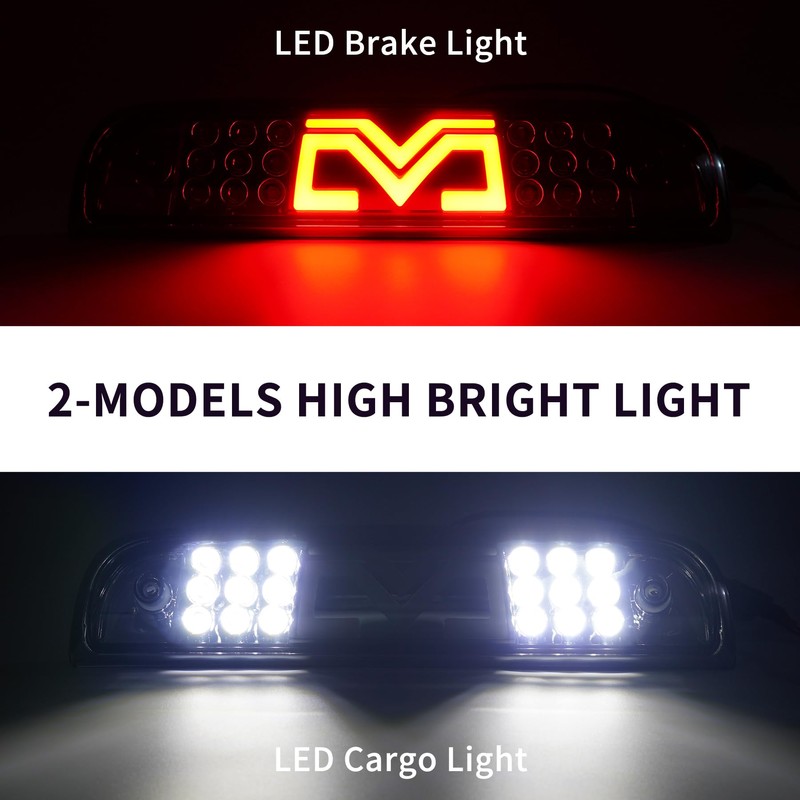 RUNBAITOO LED Third Brake Light for 2014-2018 Chevy Silverado/GMC Sierra