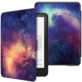 Fintie Kindle Paperwhite (12th Generation, 2024) and Kindle Colorsoft Signature Edition 7" Case, Slim Lightweight PU Leather Protective Case with Auto