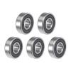 sourcing map 6000-2RS Deep Groove Ball Bearing 10x26x8mm Double Sealed