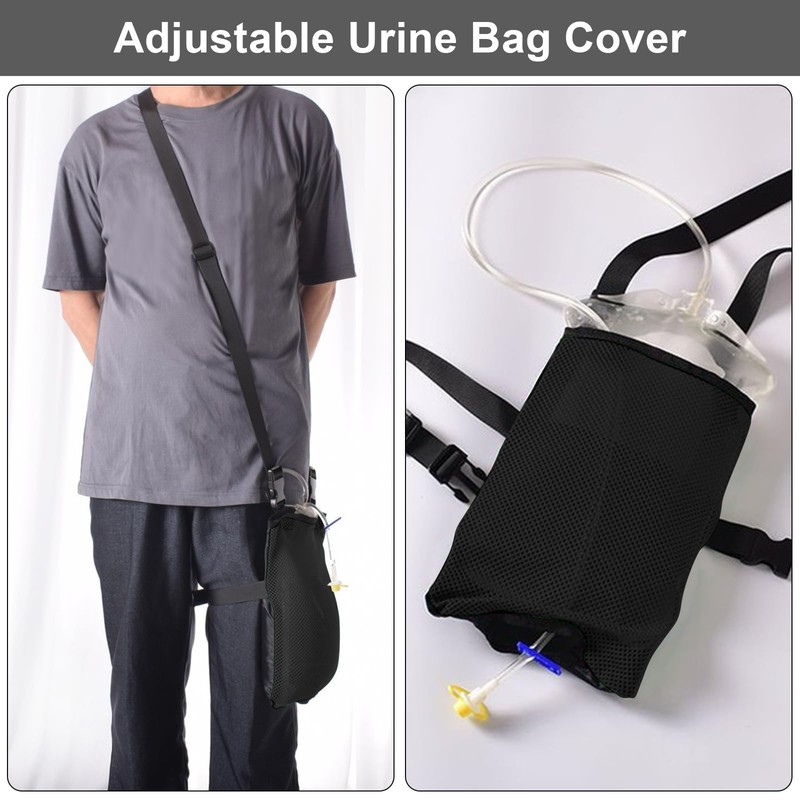 Urine Bag Leg Bag Catheter Bag 2000 ml Concealed Leg
