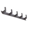 45cm Row Hook Wall Mount Aluminium Alloy Coat Towel Hook