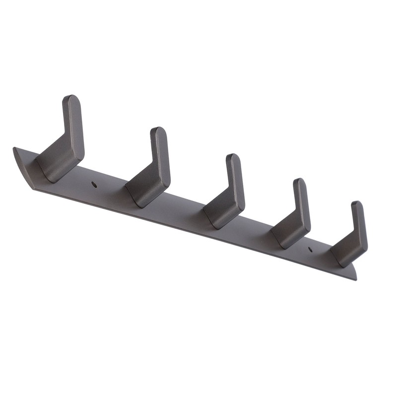 45cm Row Hook Wall Mount Aluminium Alloy Coat Towel Hook