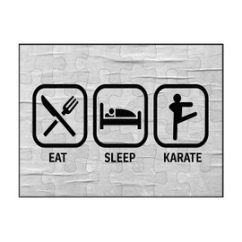 Makoroni - EAT Sleep Karate - Jigsaw Puzzle 30 pcs, DesP97