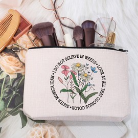 MEIKIUP Midwife TV Show Inspired Gift Midwife Makeup Bag Nonnatus House Makeup Bag Period Drama Fan Gift (CA Midwife Bag)