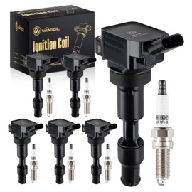 VANBOL Set of 6 UF863 Ignition Coil Pack & 93175 Iridium Spark Plugs Compatible with 2020-2025 Kia Telluride Cadenza 2018-2020 Sedona Sorento Hyundai Palisade Genesis G80 V6 3.3L 3.8L 273103L000