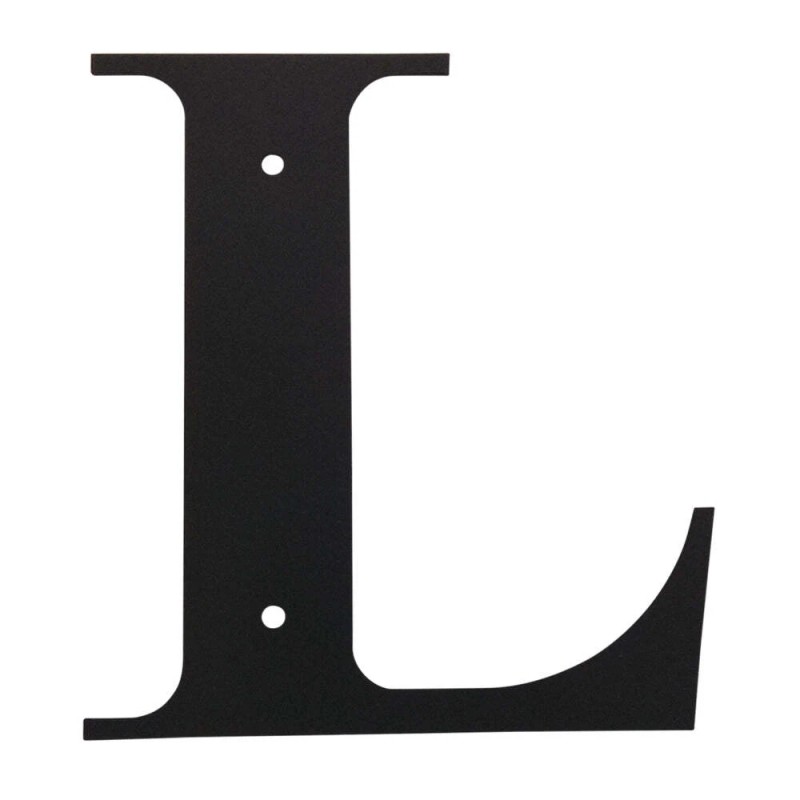 Village Wrought Iron Wrought Iron Letter L Small 6" (Made