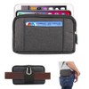 DFV mobile - Multipurpose Horizontal Belt Case 2 Compartments Zipper