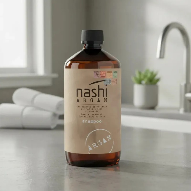 Nashi Argan Shampoo, Hidratante De Origen Natural, 500ml