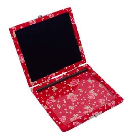 ヴィヴァーチェ Vivace 布貼りリードケース 【クラリネット（6枚）、アルトサクソフォン（5枚）用】 カラー：レッド（花模様）