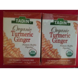 LIFESTYLE AWARENESS TWO PACK LIFESTYLE AWARENESS TURMERIC GINGER TEA PROMOTES HEALTHY DIGESTION