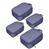 ECOHUB 4-Piece Packing Cubes Compression, 300% Higher Tear Resistance Suitcase