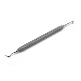 MIBICIRI MIBICIRI 1 Piece Dental Filling Tools, Plastic Handle and Stainless Steel Tips, Comfortable Control (Light Gray)
