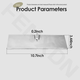 62765 Heat Shield 10 3/4" x 3 1/2" for Weber Genesis Gas Grills, Fits 6531001, 6531301, 6531701, 330 LP and 6631001, 6631301, 330 NG Grill