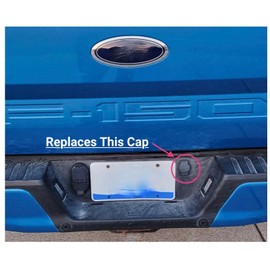 OFG Products Ford F-150 - Rear Bumper Spare Tire Wheel Lock Cover - Fits for 2004-2023 Black #4L3Z15402A36AA -B