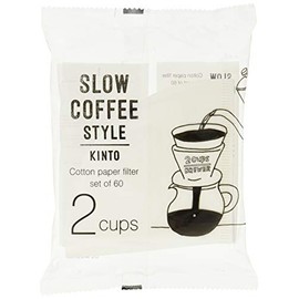 KINTO SCS 27633 Cotton Paper Filter, 2 Cups, Coffee, Hand Drip