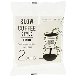 KINTO SCS 27633 Cotton Paper Filter, 2 Cups, Coffee, Hand Drip