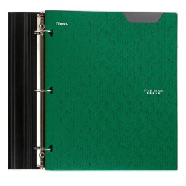 Five Star 2-Pocket Folder, Plastic Folder with Stay-Put Tabs, Fits 3 Ring Binder