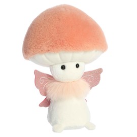 Aurora® Vibrant Fungi Friends™ Fairy Stuffed Animal - Unique Design - Loveable Companions - Peach 9 Inches