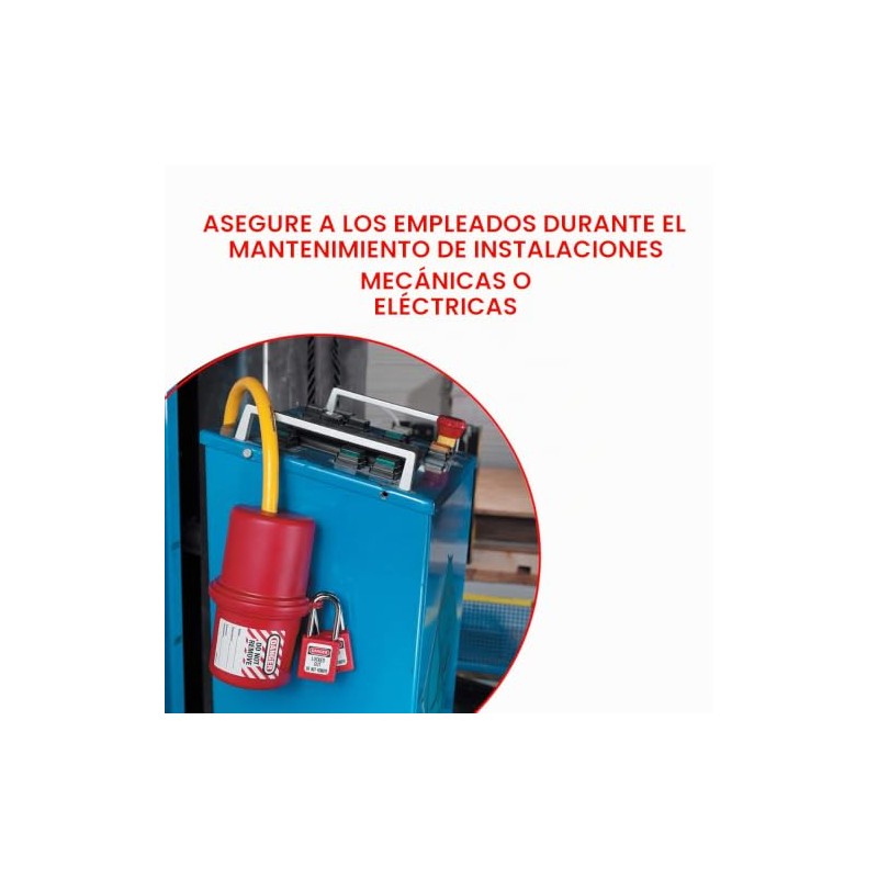 Master Lock - Dispositivo de bloqueo de cerradura, enchufe elctrico