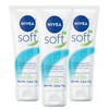 NIVEA Soft Moisturizing Creme, 2.6 Ounce (Pack of 3)