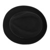 FREEBIRD99 100% Wool Felt Panama Fedora Hat Short Brim Trilby