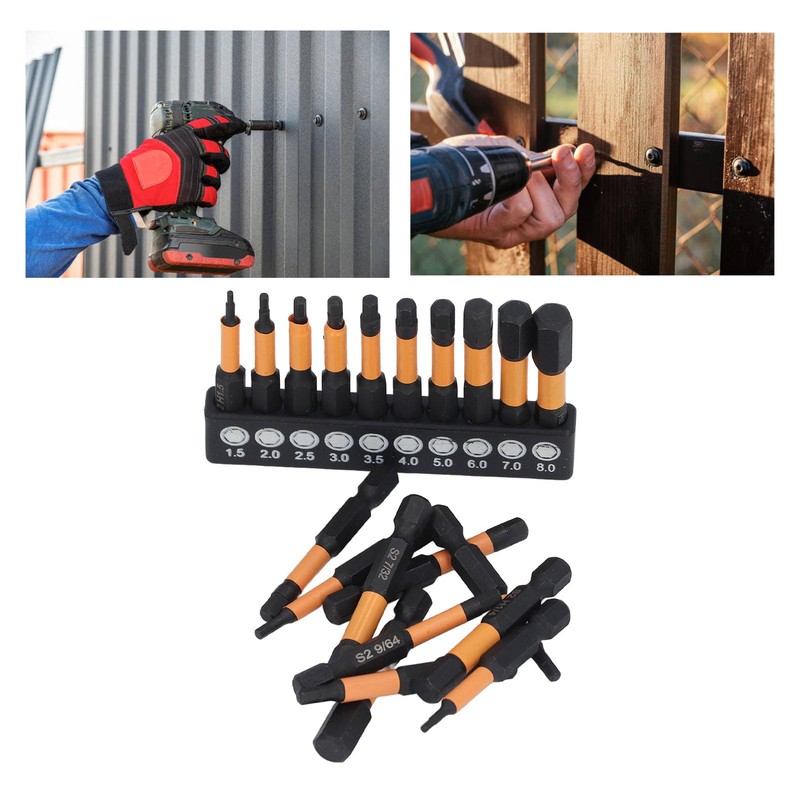 Hex Bit Set, 20 Pcs Allen Wrench Drill Bit Set