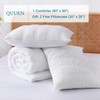YOUR MOON Lightweight Comforter Queen Size, Thin Duvet Insert for