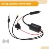 Partuto 1 Set Universal Hidden Windshield Signal Antenna Car Truck
