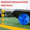 Fizzazzle Indoor Pickleball Balls - 6 Pack 26 Holes -