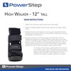 PowerStep Low Walker 12" Tall, Post-Operative Foot & Ankle Support