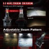 CHUSYYRAY Bright H13 LED Bulb Headlight+Fog Upgrade Kit For 2018