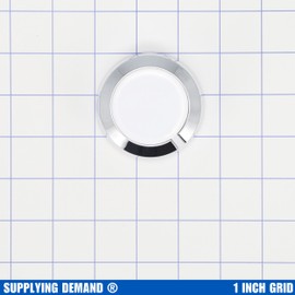 Supplying Demand WE01X24552 Dryer Timer Knob - Replaces 4396547, PS11736611