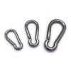 Pack of 5 Fire brigade snap hooks, painted black, load
