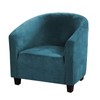 Soft Velvet Tub Chair Cover - High Stretch Bucket Chair