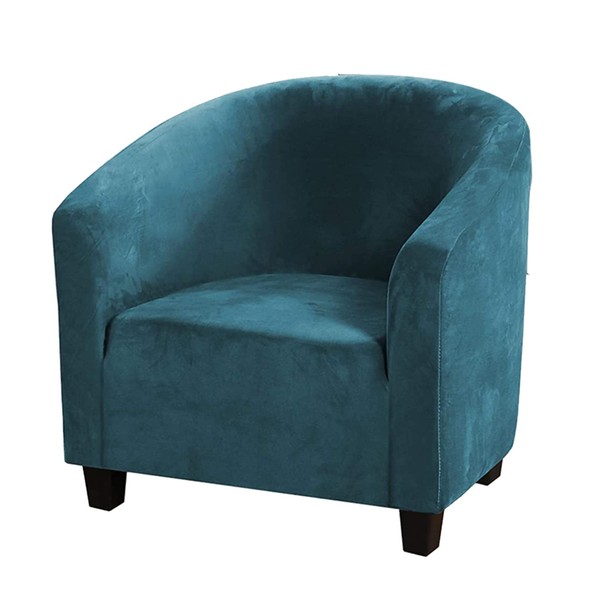 Soft Velvet Tub Chair Cover - High Stretch Bucket Chair