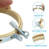 Dijedev 12PCS 3 Inch Embroidery Hoops, Bamboo Circle Cross Stitch