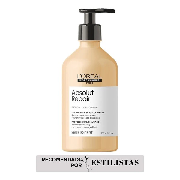 Shampoo L'oreal Absolut Repair Para Cabello Dañado 500 Ml