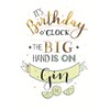 Gin O'Clock Birthday Greeting Card Inspired by Second Nature Cards
