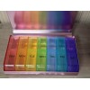 Zannaki Metal XL Weekly Pill Organizer 2 Times A Day