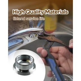 16 PCS Faucet Adapter Kit Kitchen Aerator Adapter Male Female Set M22 Sink for Household Faucets of Different Specifications Connecting Garden Hose Water Filter Standard Hose Via Diverter