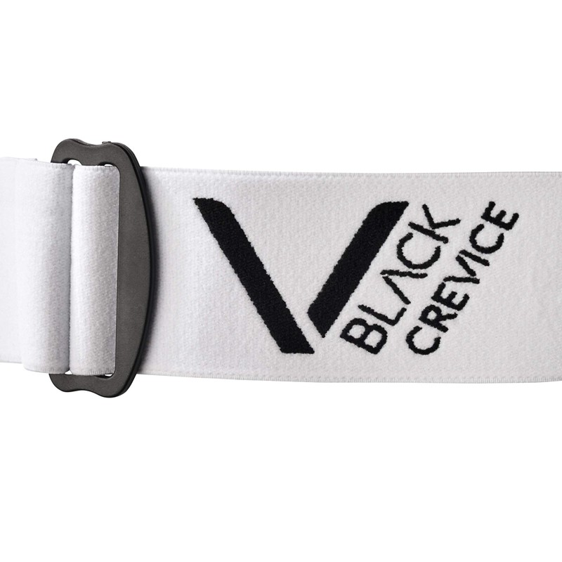 Black Crevice Unisex - Schladming Adult Ski Goggles White, Size