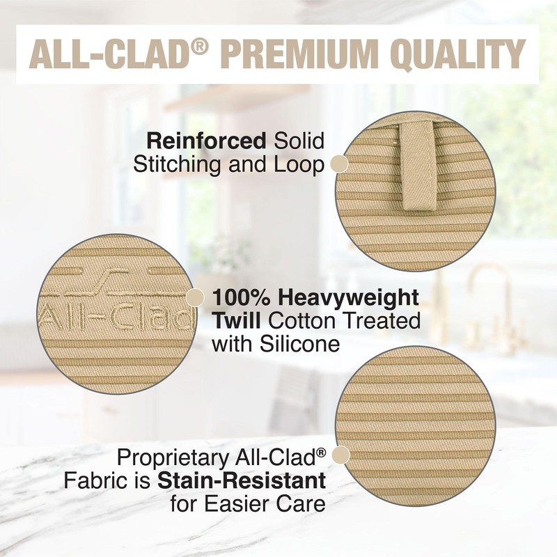 All-Clad Premium Pot Holder & Hot Pad: Heat Resistant to