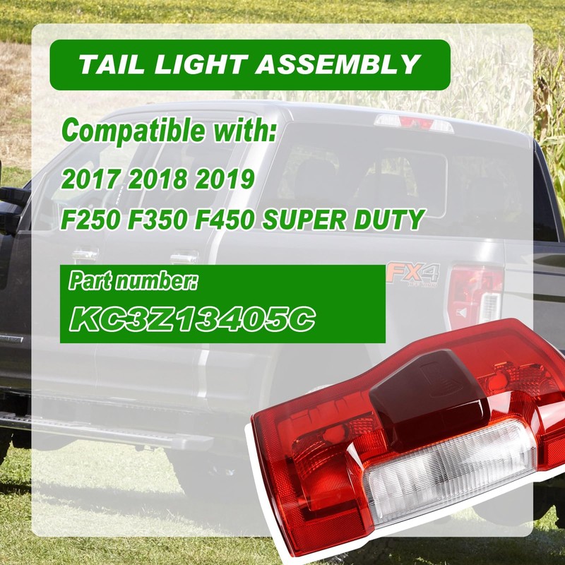 Lochnchn Tail Rear Light W/Blind Spot Compatible with 2017 2018