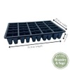 Bramley & Sage 50-Cell Cavity Tray Inserts Black (Set of