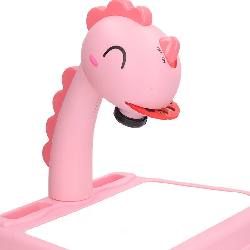 Drawing Projector Table Cute Dinosaur Design Bright Colors Detachable Smart