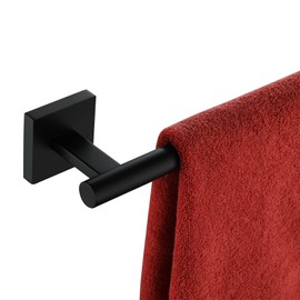 KOKOSIRI 32'' Towel Rails Bathroom Towel Bars Matte Black 32 Inch Bath Towel Holder for Washroom Kitchen Wall Stainless Steel B4005BK-L32