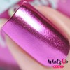 Whats Up Nails - Polvo de cromo fucsia para uñas