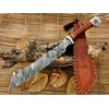 HUNTEX | Exclusive Legendary Damascus Steel Blade Zombie Machete Tactical