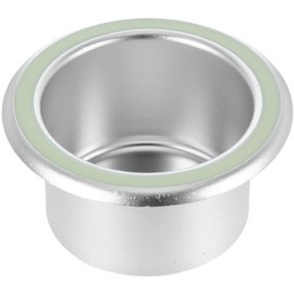 ULTECHNOVO Recliner Cup Holder Insert Heavy Duty Metal Drop in Drink Holder for Sofa Car Boat Rv Easy to Clean Elegant Design Secure Fit for Home Theater Experience